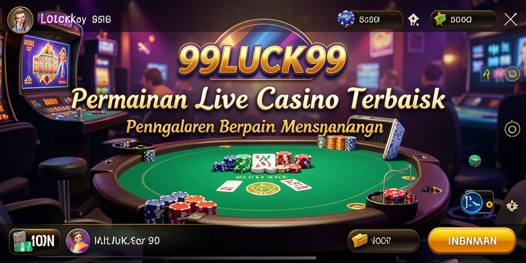 Screenshot gameplay Live Casino yang menarik di 99LUCK99.