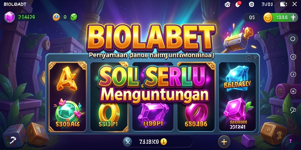Screenshot gameplay BIOLABET yang menunjukkan keseruan bermain Slot.