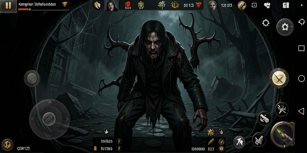 Gameplay menegangkan dengan suasana horor yang mencekam.