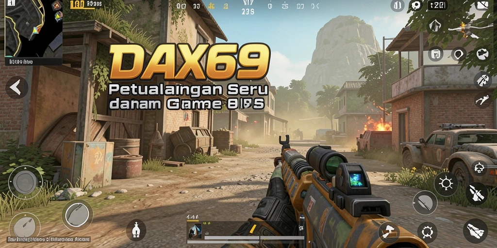 Gameplay seru dalam DAX69 yang penuh aksi FPS.