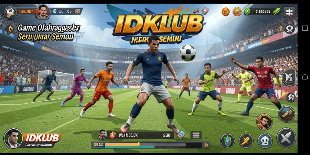 Tampilan menarik gameplay IDKLUB saat beraksi di lapangan.
