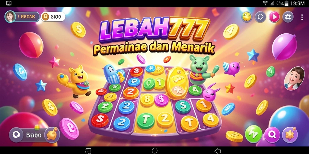 Tampilan gameplay menarik dari LEBAH777 dengan suasana Bingo yang seru.