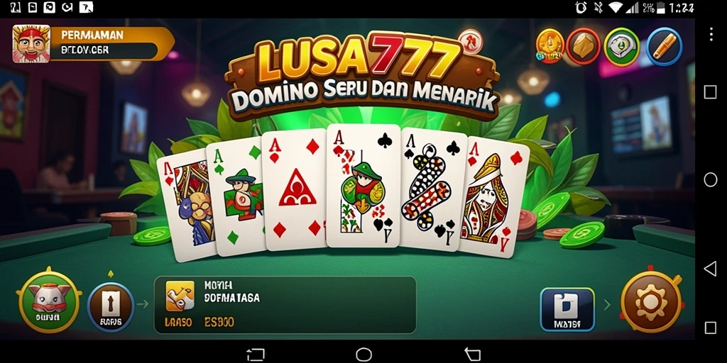 Screenshot gameplay LUSA777 yang menggambarkan keseruan permainan Domino.