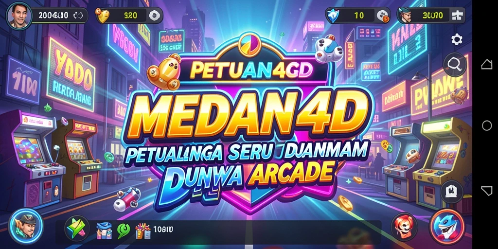 Screenshot tampilan gameplay seru MEDAN4D yang atraktif.