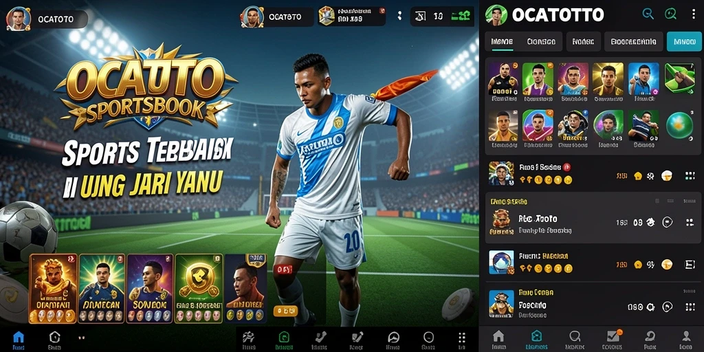 Tampilan gameplay OCATOTO yang menarik dan interaktif dalam sportsbook.