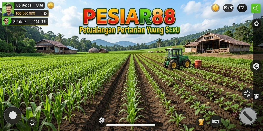 Tampilan menarik dari gameplay PESIAR88 saat mengelola lahan pertanian.