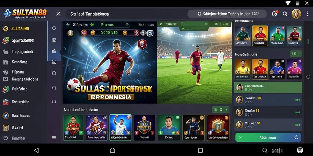 Tampilan gameplay SULTAN88 yang menarik dengan taruhan olahraga.