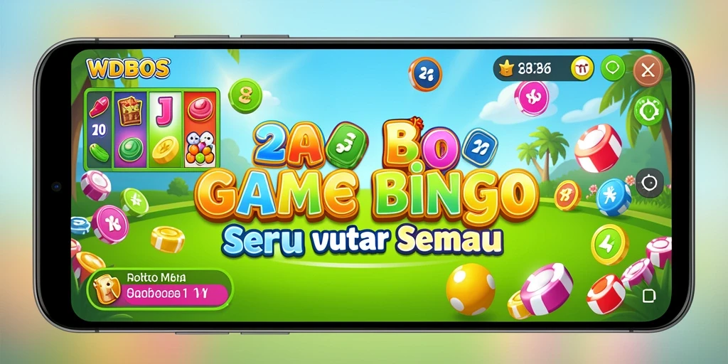 Tampilan utama WDBOS menampilkan gameplay Bingo yang seru dan interaktif.