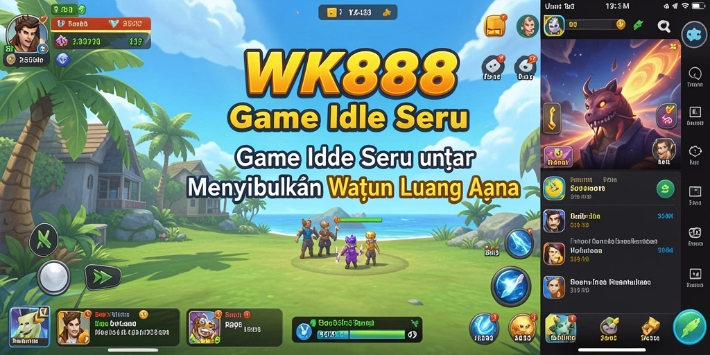 Tampilan gameplay WK888 yang menampilkan mekanisme Idle yang menarik.